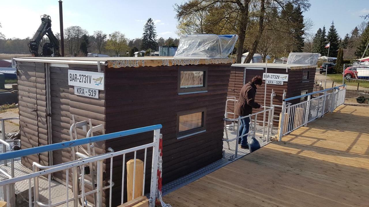 Hausboot Krakow Am See Forelle 1 Und 2 Экстерьер фото